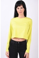 Women Blouse Jjxx Jxasta Reg Every Crop Limeade